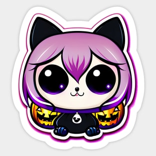 Gothic Chibi Sweetum Eyes Sticker